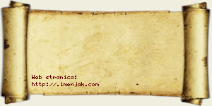 Anđela Vilimonović vizit kartica